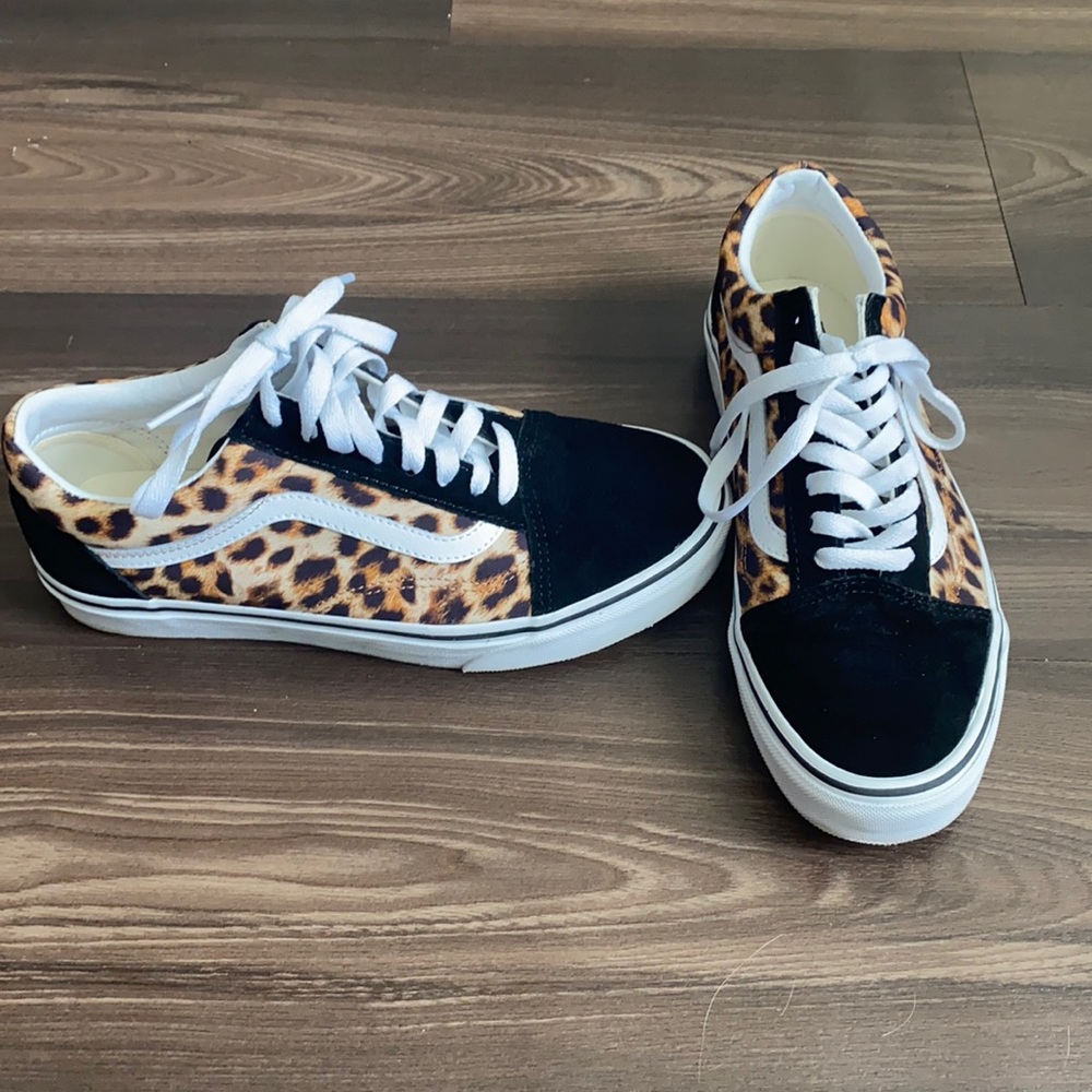 Vans Old Skool Leopard Black/Truewhite